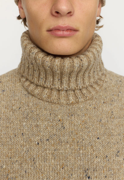 Revolution | Pull à col roulé en mélange d'alpaga - Beige