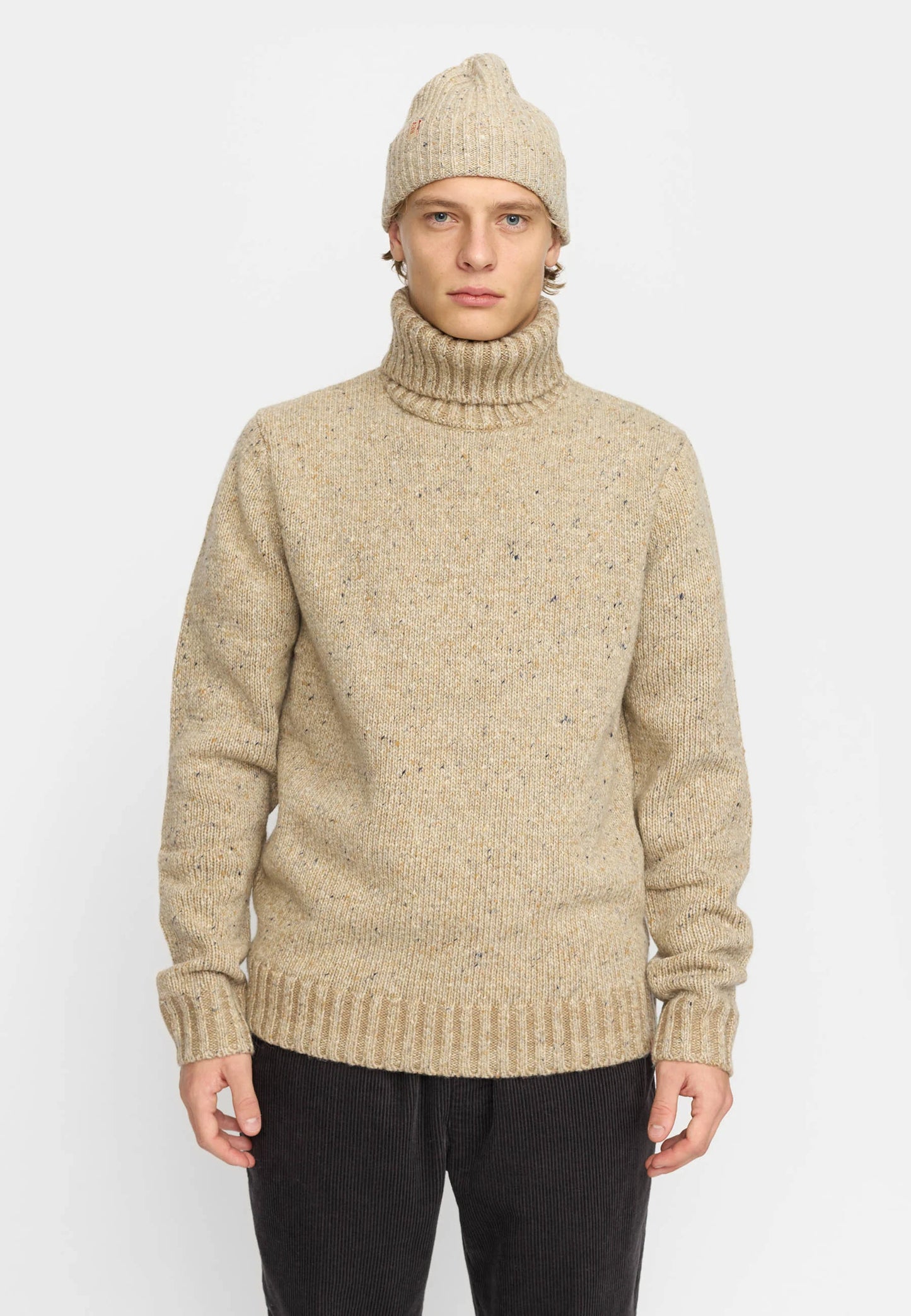 Revolution | Pull à col roulé en mélange d'alpaga - Beige