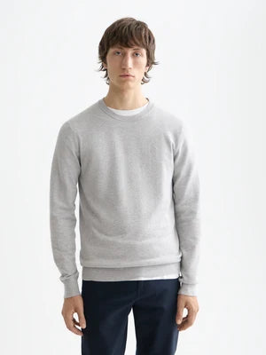 Scotch & Soda | Pull en viscose EcoVero  "Regular" - Gris mélange