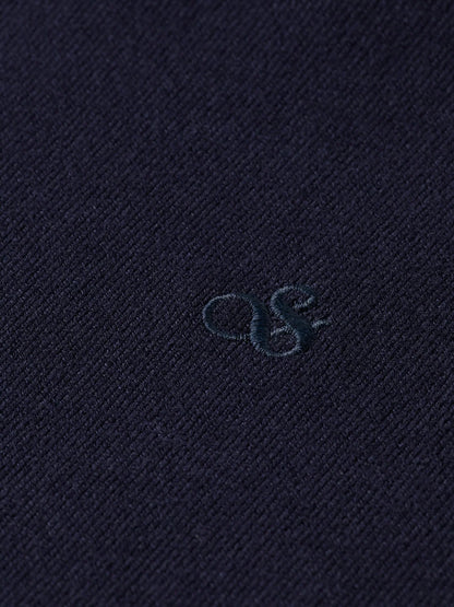 Scotch & Soda | Pull à col rond "EcoVero" - Bleu marin