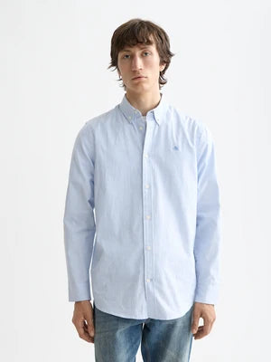 Scotch & Soda | Chemise à manches longues Oxford  "Stripe" - Bleu