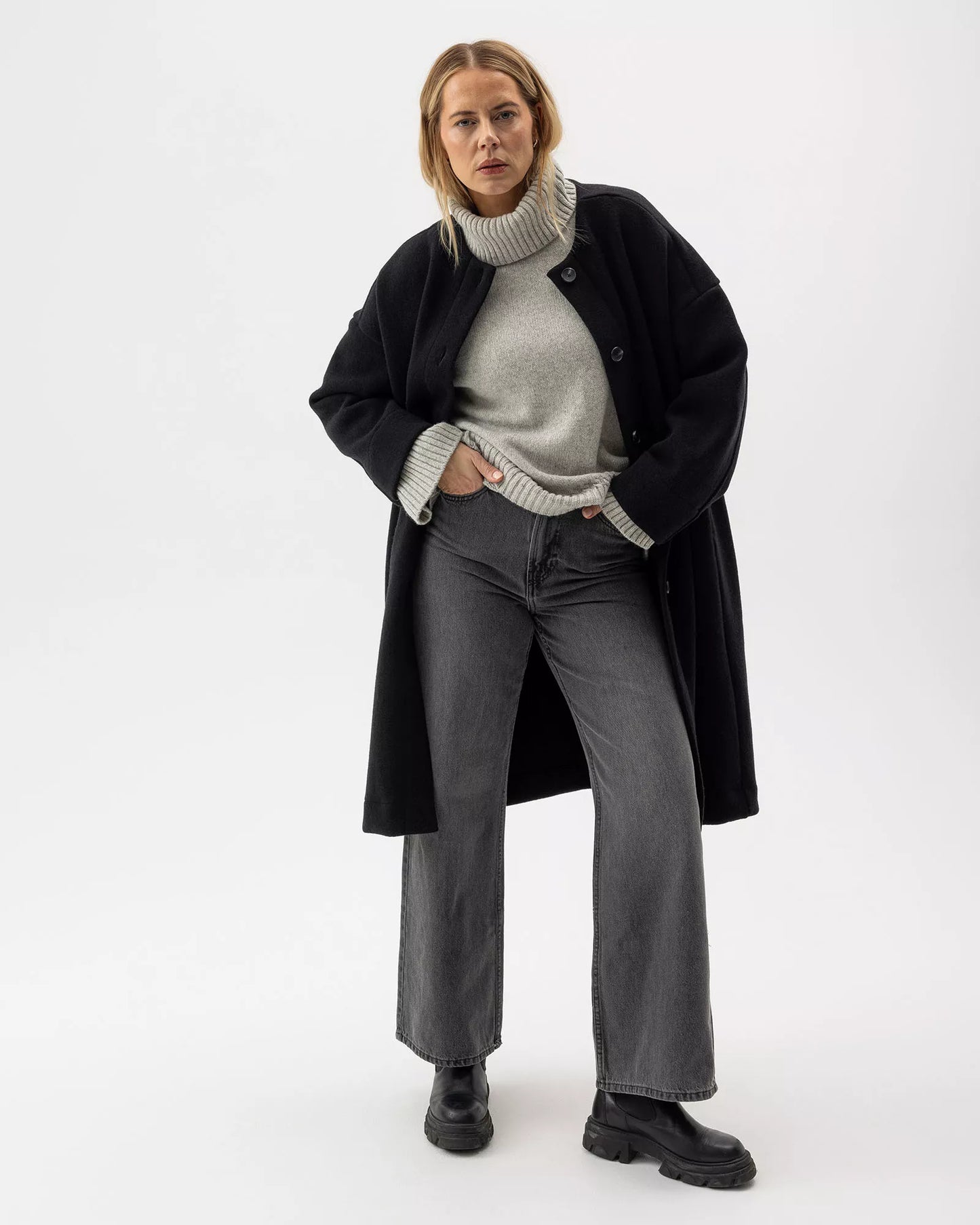 Holebrook Sweden | Manteau Anne- Noir