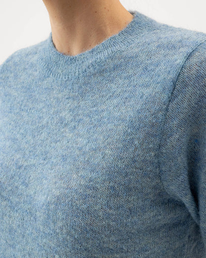 Holebrook Sweden | Pull à manche court  'Elizabeth' | bleu ciel