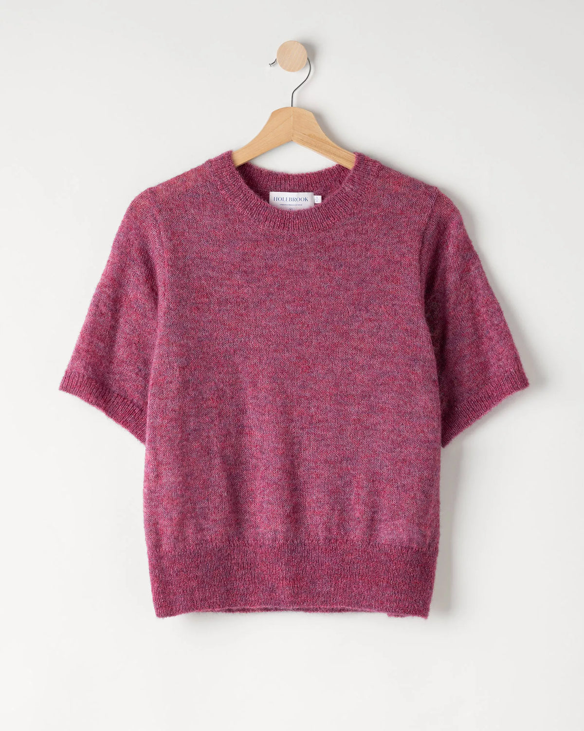 Holebrook Sweden | Pull à manche court  'Elizabeth' | Fuchsia