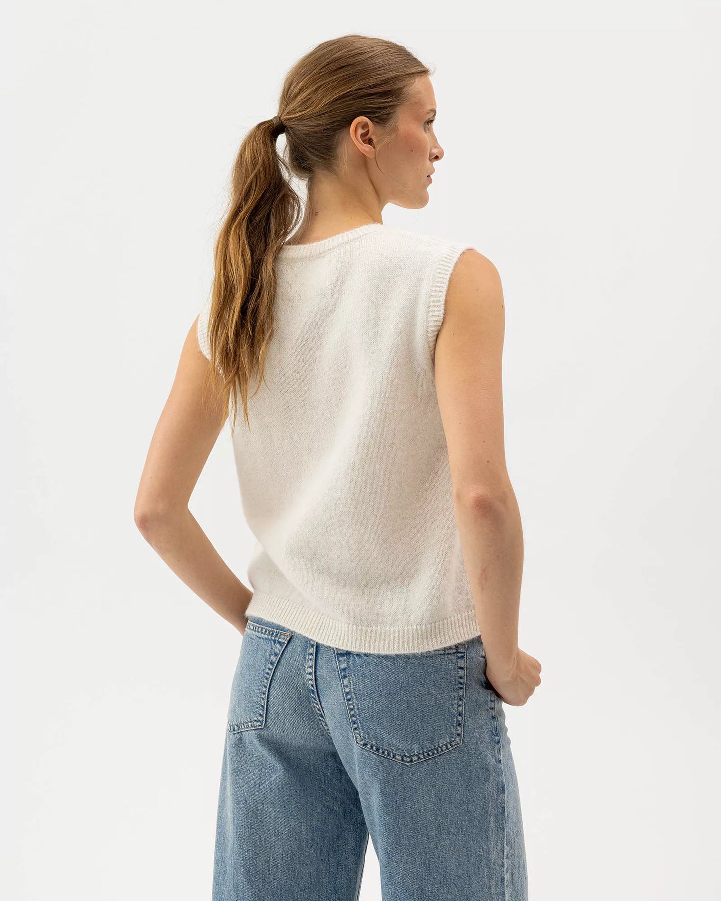 Holebrook Sweden | Gilet"Elsy" sans manches | Ivoire