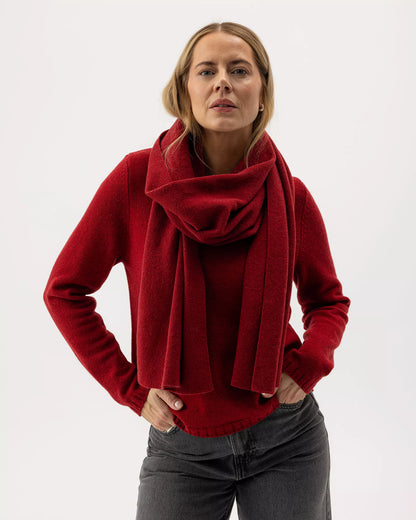 Holebrook Sweden | Écharpe Hållö- Rouge