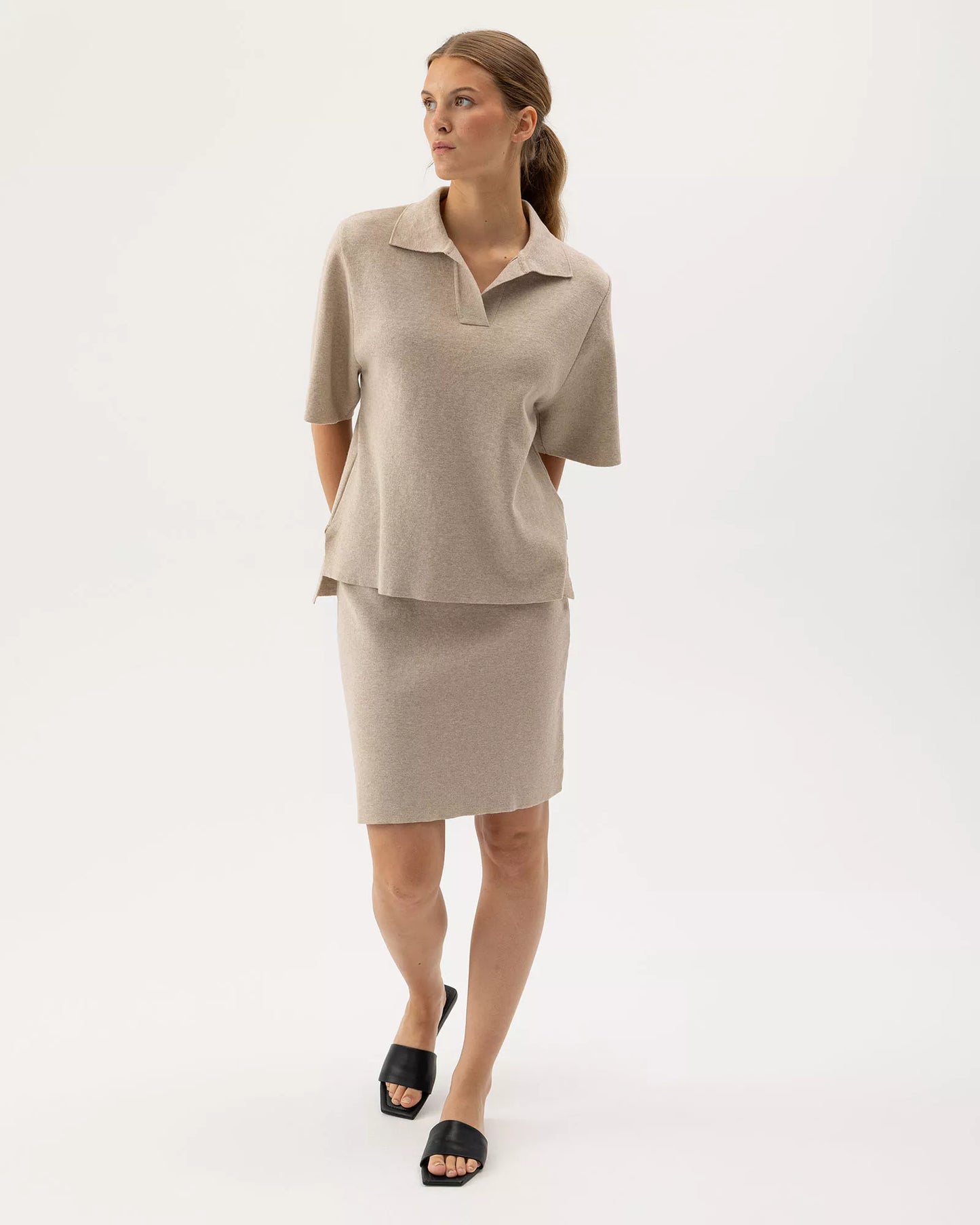 Holebrook Sweden | Jupe 'Lissie' | Sable