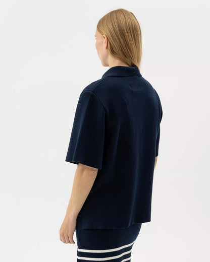 Holebrook Sweden | Haut 'Lissie' | Bleu marine