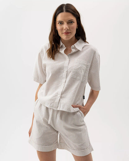 HOLEBROOK | Chemise "LYDIA" Blanc/beige