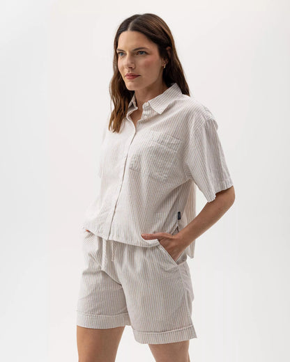 HOLEBROOK | Short "LYDIA" - Blanc/beige