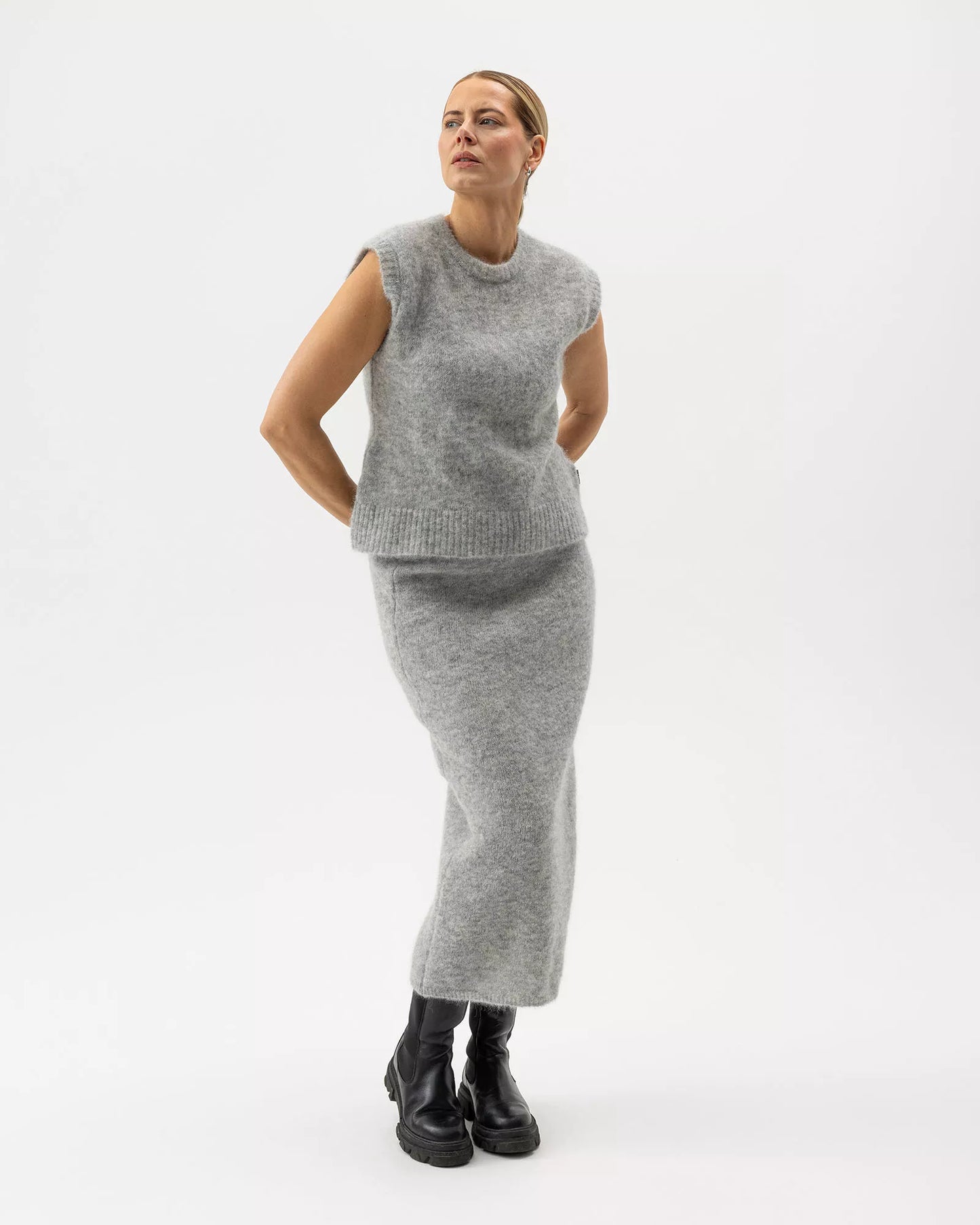 Holebrook Sweden | Jupe Tindra- Gris