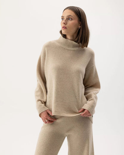 Holebrook Sweden | Col roulé Veronika - Sable