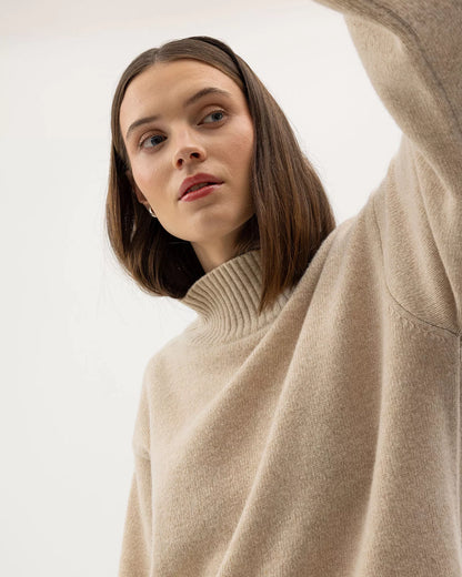 Holebrook Sweden | Col roulé Veronika - Sable