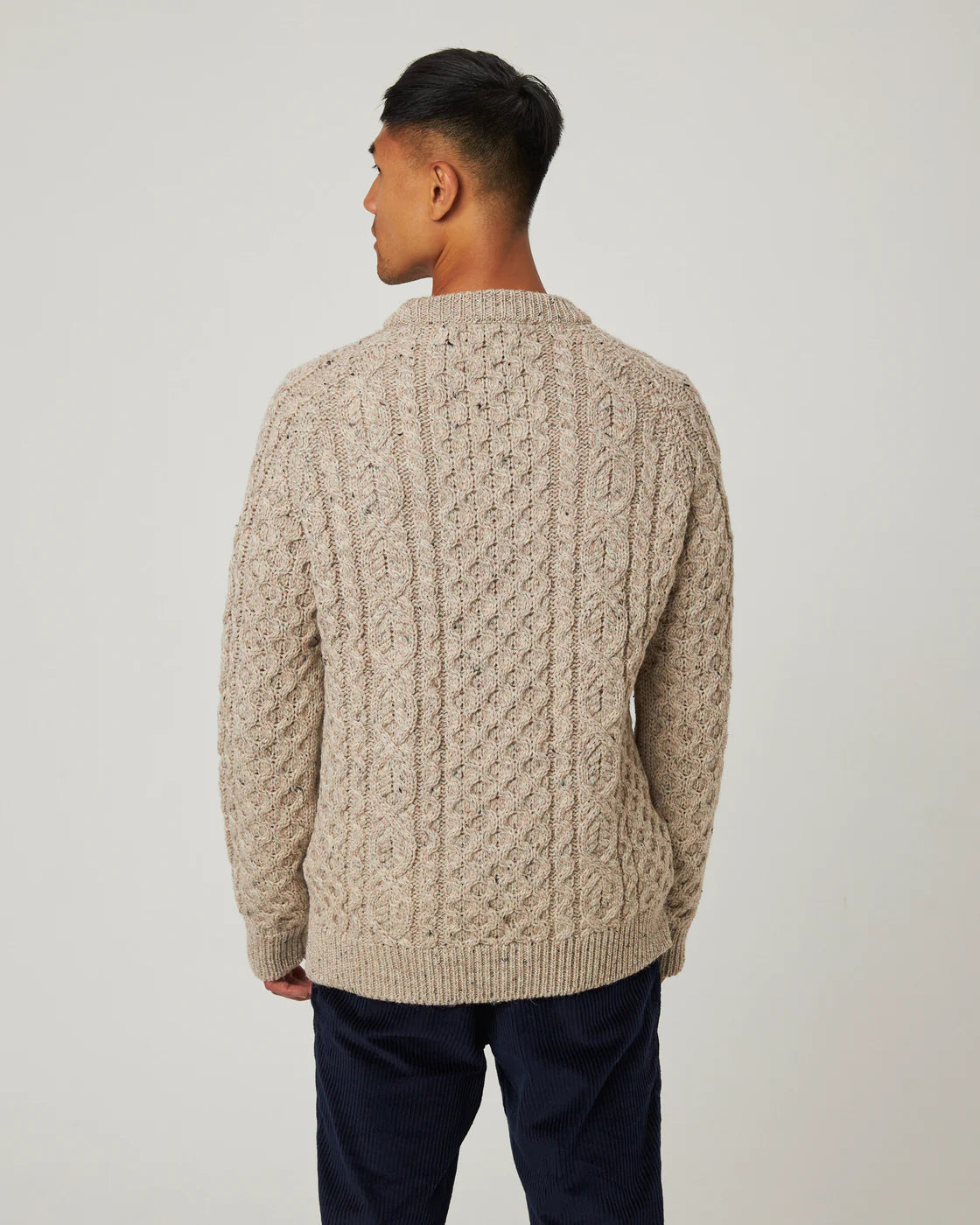 Peregrine | Pull ''Hudson Aran'' en laine britannique - Skiddaw