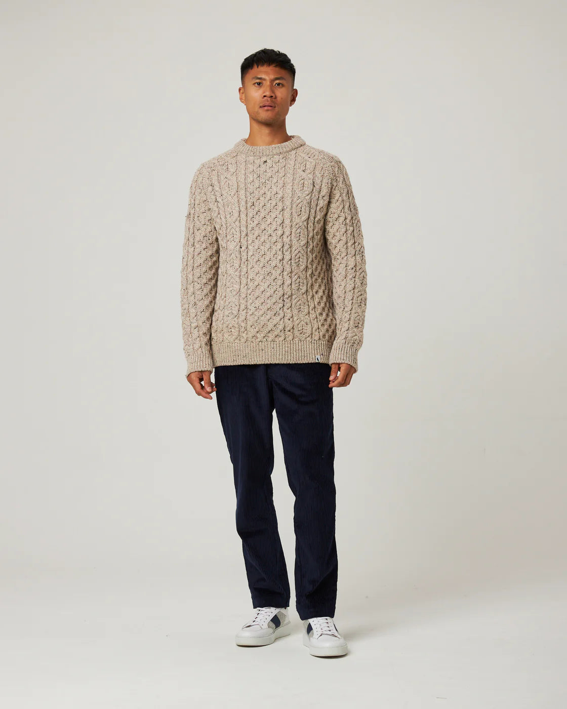 Peregrine | Pull ''Hudson Aran'' en laine britannique - Skiddaw