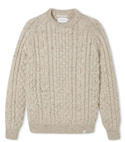 Peregrine | Pull ''Hudson Aran'' en laine britannique - Skiddaw