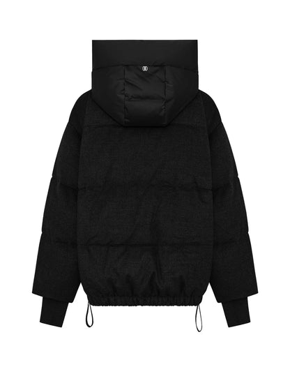 DUNO | Doudoune en laine ''Heka Prato'' - Noir