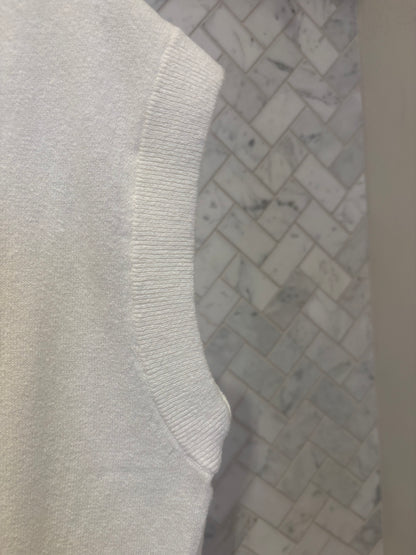 White & Warren | Veste en coton/ lin -Blanc
