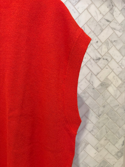 White & Warren | Veste en coton/ lin -Rouge