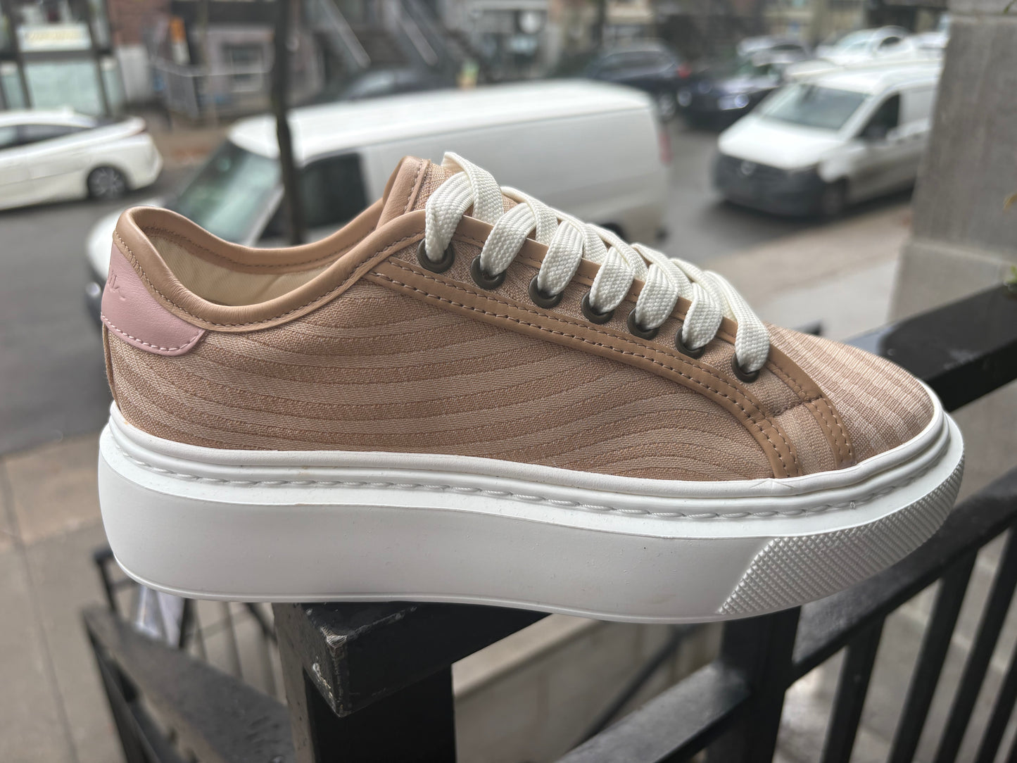 Paul Smith | Baskets 'Guppy' | Blanc- beige