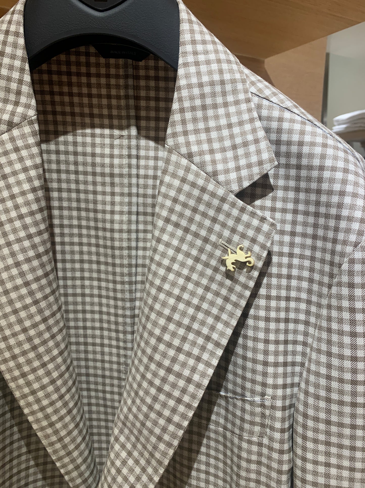 Tombolini | Veste ''Zero Gravity'' à carreaux - Beige