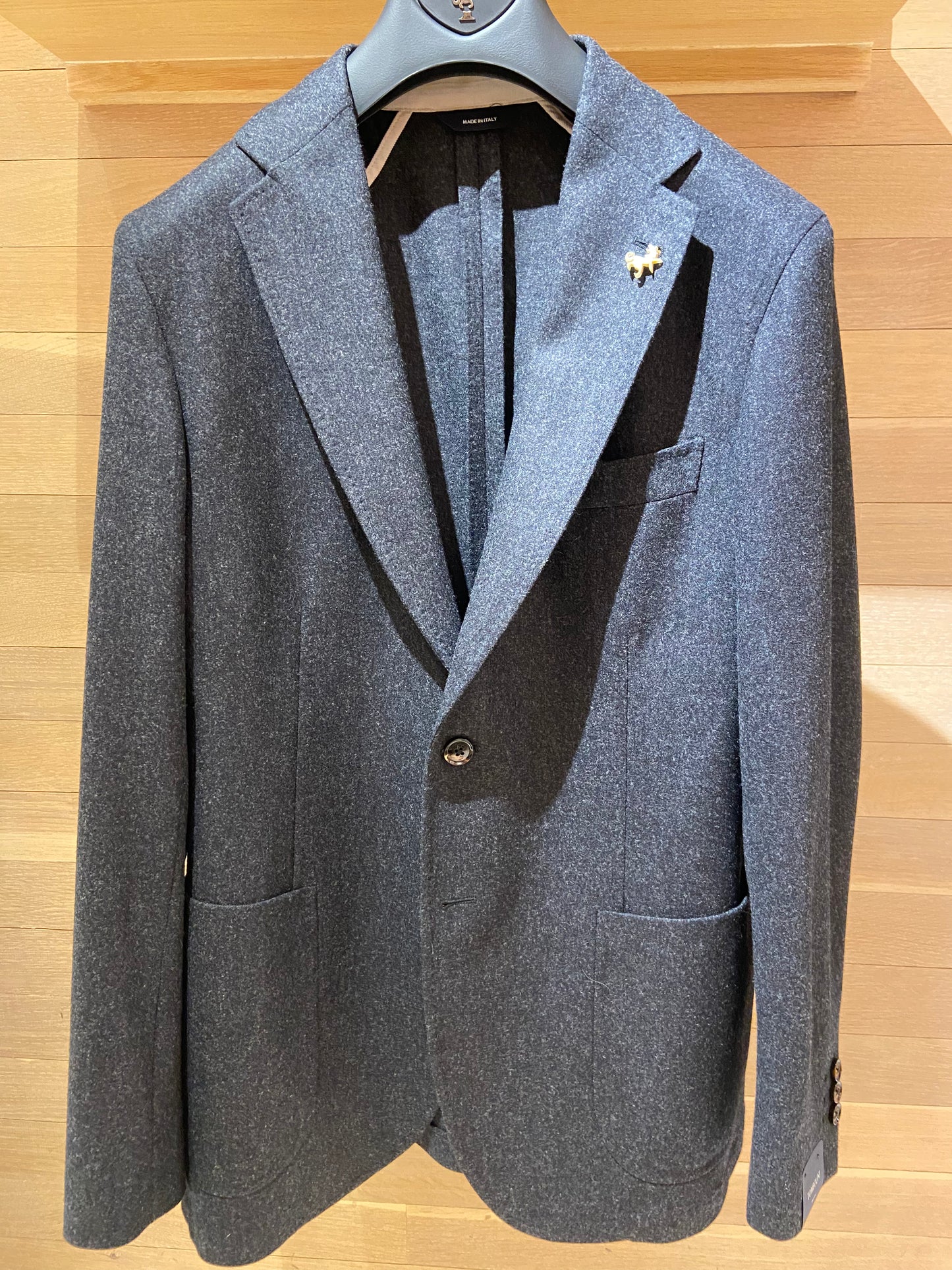 Tombolini | Veston en flannel - Charcoal