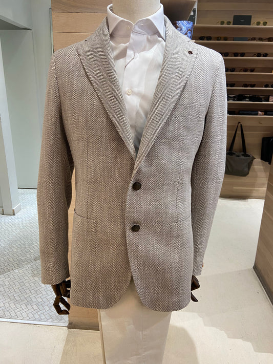 Tagliatore | vestes- Chevrons Taupe