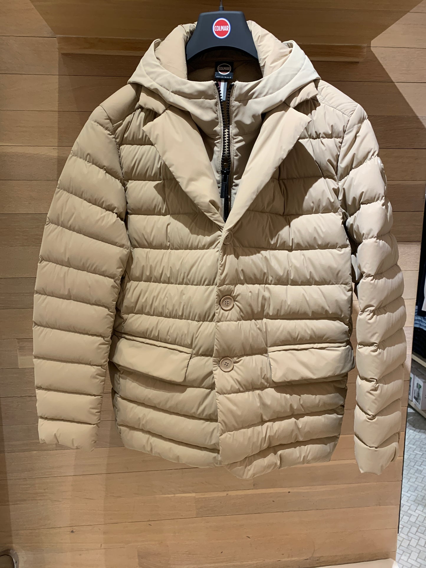 Colmar | Le Manteau Blazer avec plastron - Beige