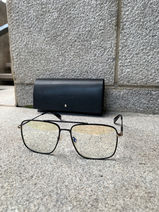 Rag & Bone  | Lunettes de soleil aviateur Rnb 5022/S - verres jaune clair/noir