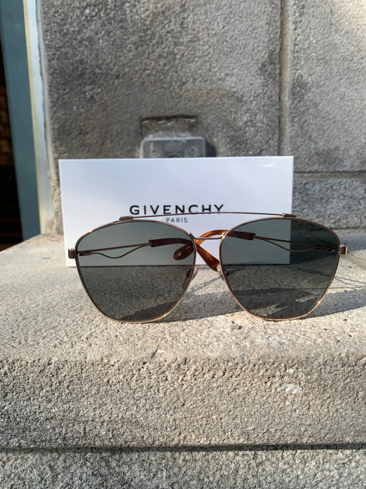 Givenchy  | Lunettes de soleil aviateur 7049/S - Monture dorée/ Verres vert