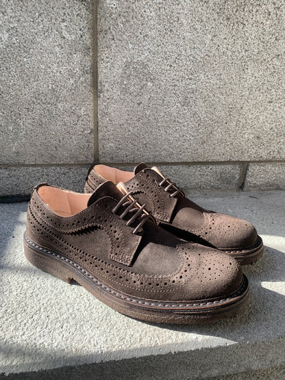 Astorflex | Les chaussures derby en daim ''Rondiflex'' - Marron foncé
