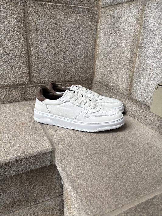 Garment Project | Baskets "Ace" - Blanc/Marron