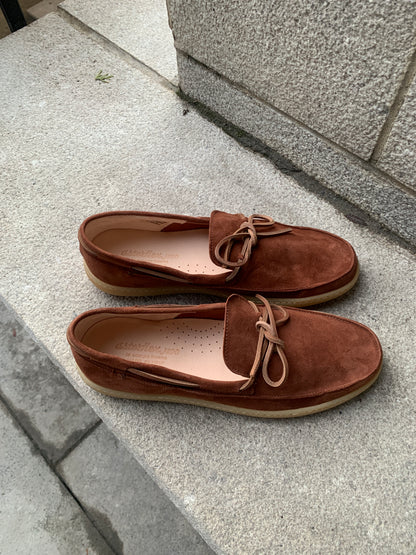 Astorflex | Mocassins ''Rivaflex'' en daim - brûlé