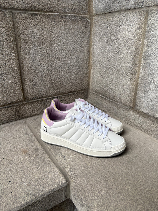 DATE | Espadrilles "BASE" - Blanc / Lavande