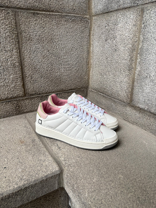 DATE | Espadrilles "BASE" - Blanc / Rose