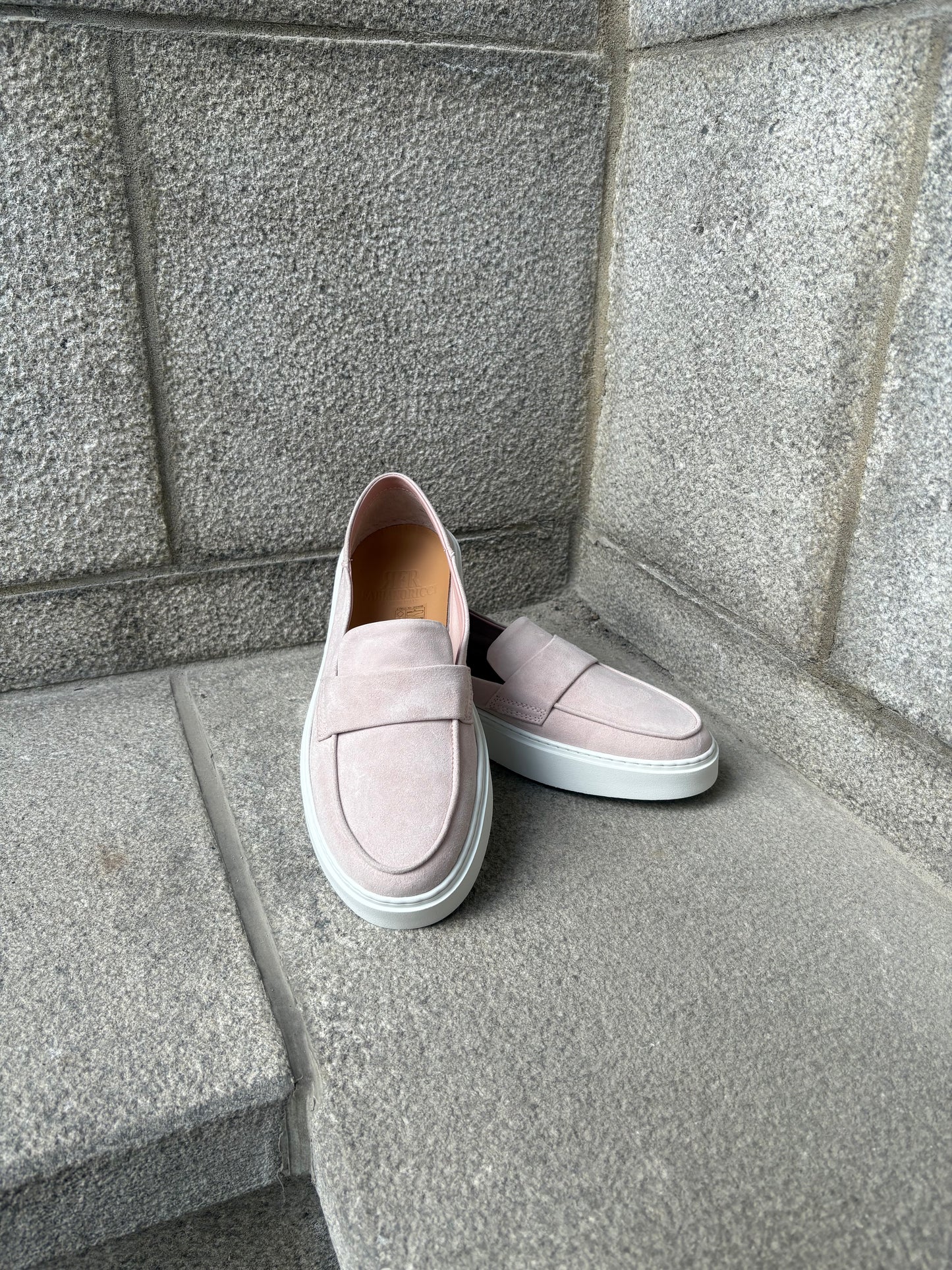 Fabiano Ricci | Mocassins en daim "NAPPA" - Rose