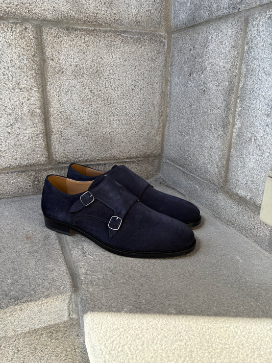 Fabiano Ricci | Mocassins à boucle "MONK" - Marine