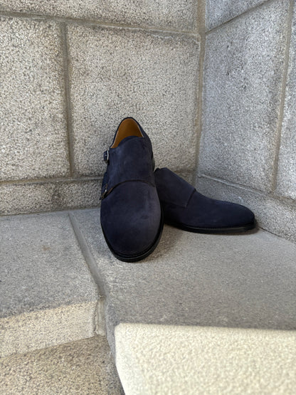 Fabiano Ricci | Mocassins à boucle "MONK" - Marine