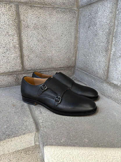 Fabiano Ricci | Mocassins à boucle "MONK" - Noir