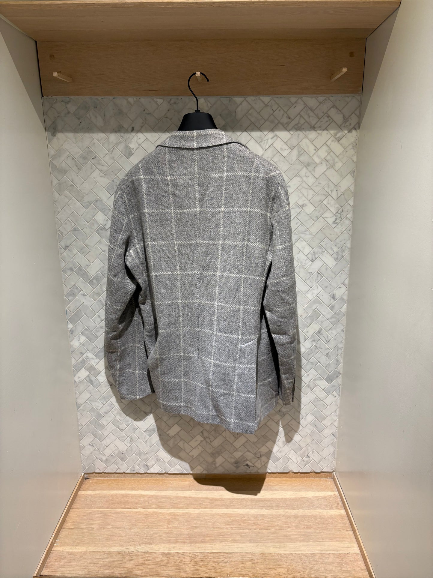 Tagliatore | Veston à carreaux - Gris