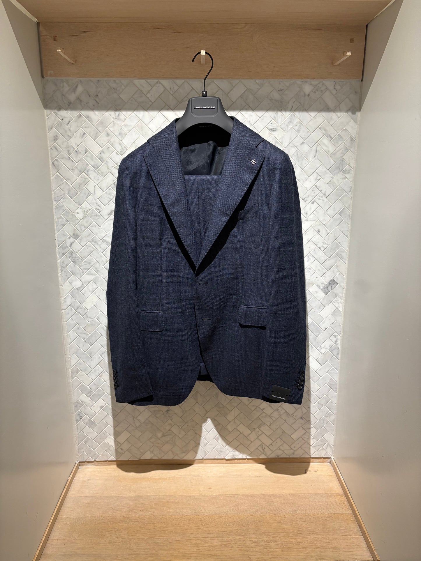 Tagliatore | Costume à carreaux - Marine