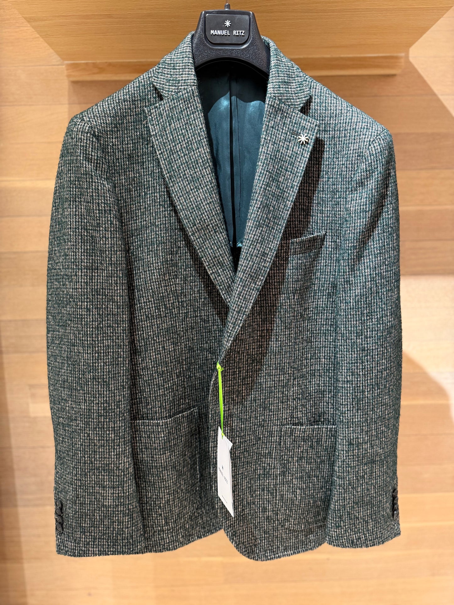 Manuel Ritz | Veston En Tweed - Vert et Maron