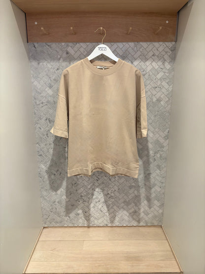 CIRCOLO 1901 | T-Shirt "Boxy" - Beige