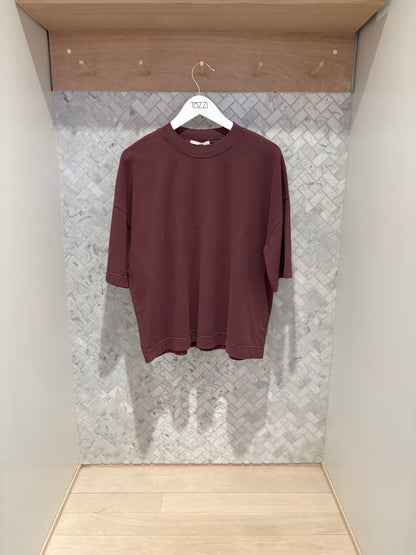 CIRCOLO 1901 | T-Shirt "Boxy" - Bordeaux
