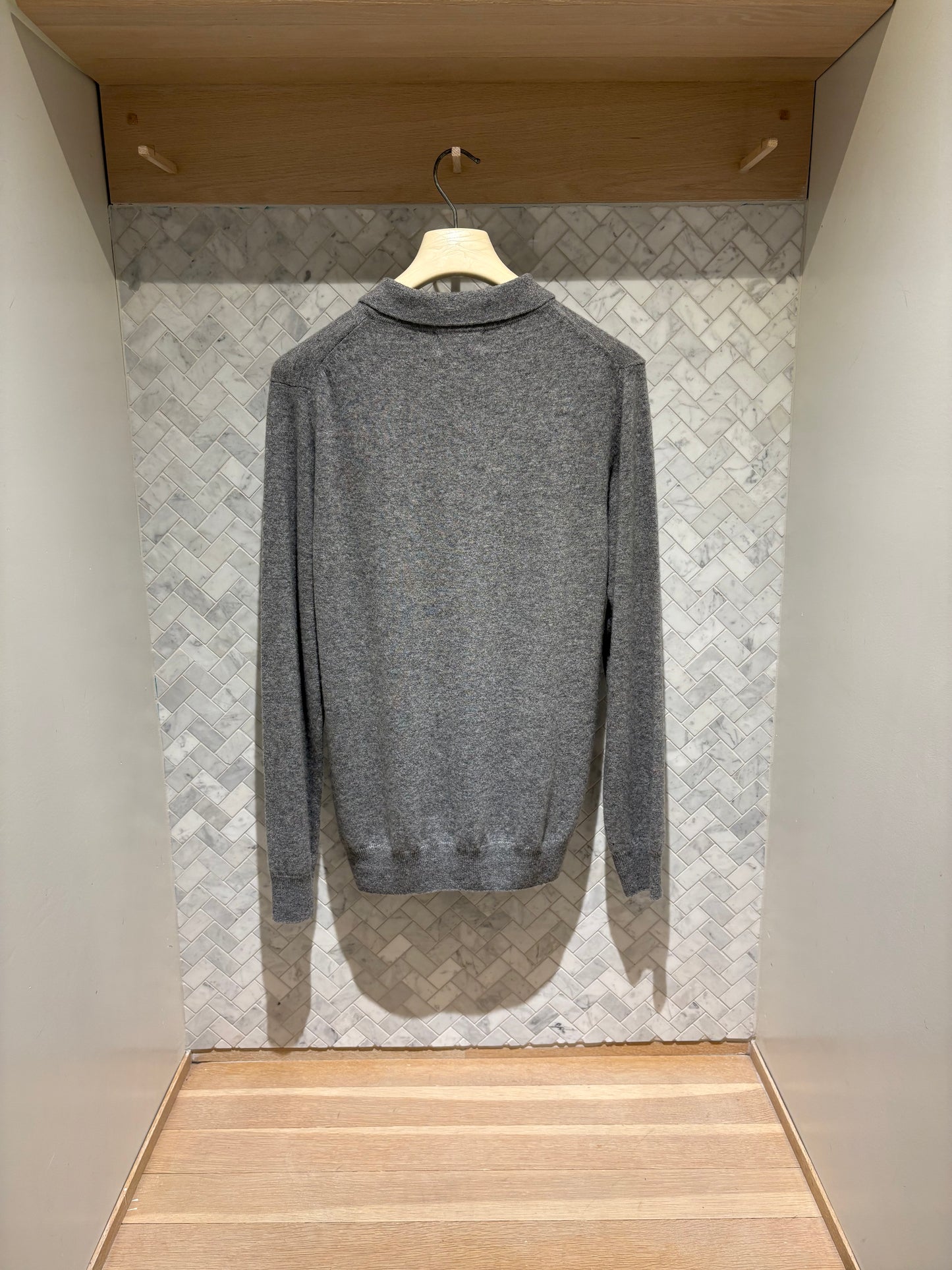 SAND Copenhagen | Polo en laine mélangée - Gris