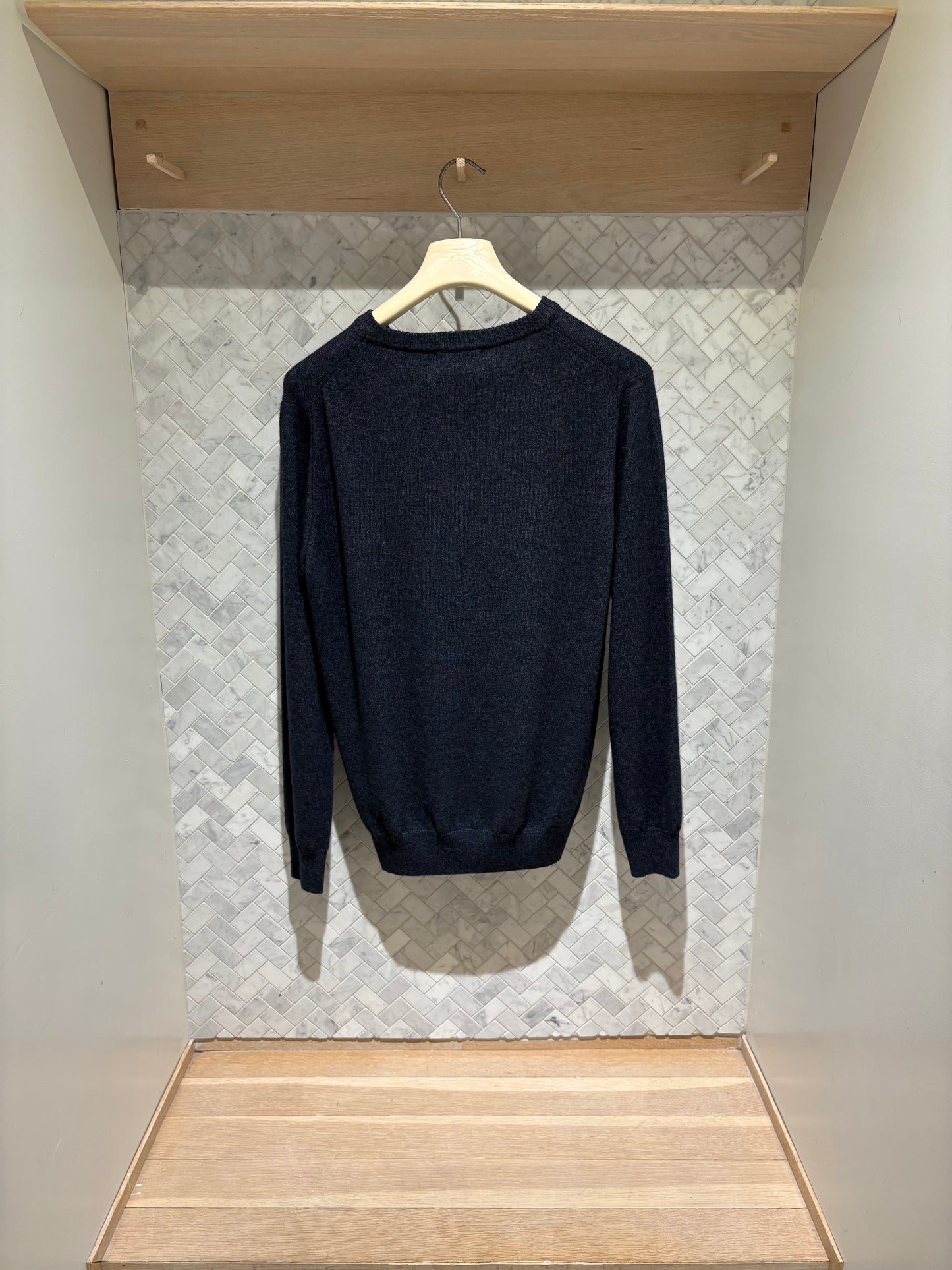 SAND Copenhagen | Pull en laine mélangée - Marine