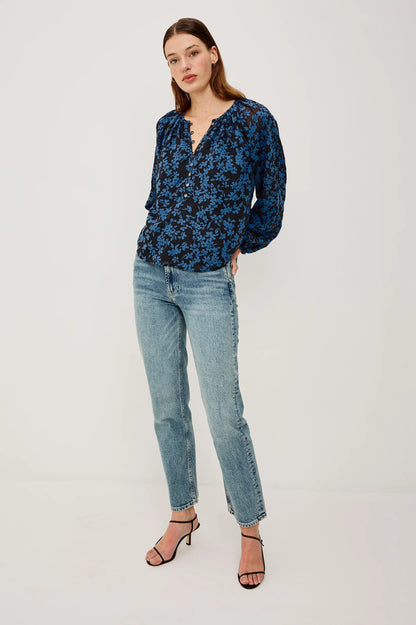 Rails | Blouse "Indi"- Bleu marine/ Bleu floral