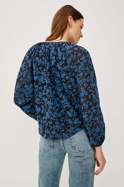 Rails | Blouse "Indi"- Bleu marine/ Bleu floral