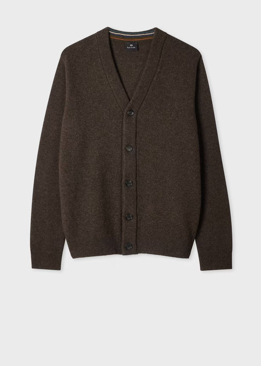 Paul Smith | Cardigan en laine mérinos - Marron
