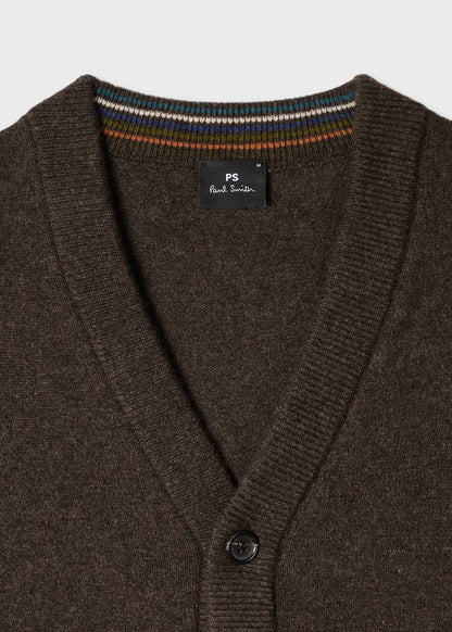 Paul Smith | Cardigan en laine mérinos - Marron